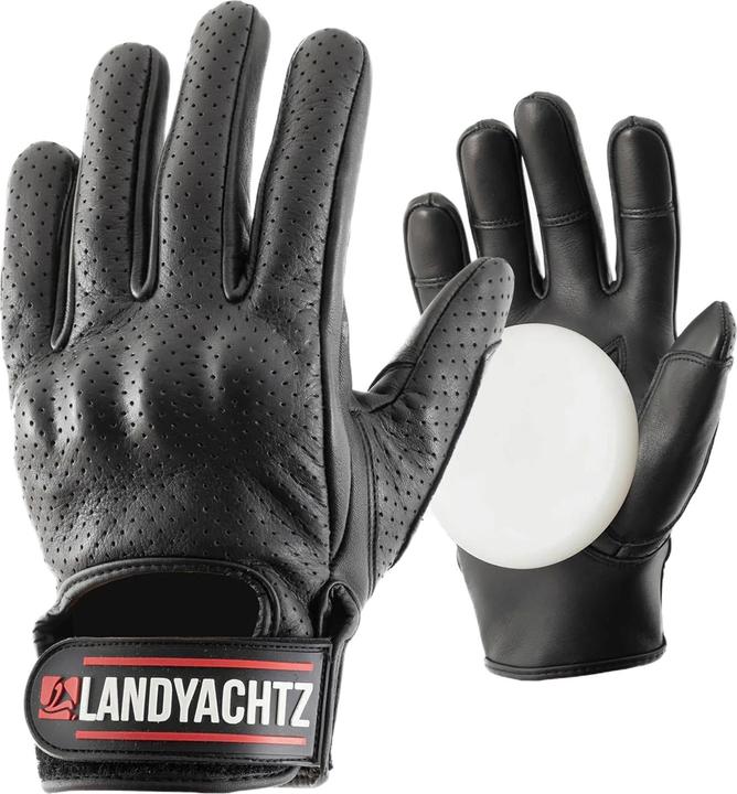 Immagine prodotto Landyachtz Leather Race Glove (S/M, Protezioni per i polsi)