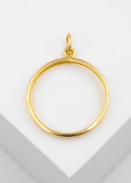 Image du produit Muau Monture pour pièces de monnaie (Or blanc, Or jaune, Or rose ou argent)