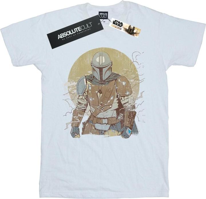 Produktbild Star Wars The Mandalorian Distressed Warrior TShirt (XL)