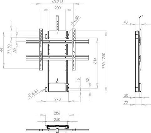 Produktbild Venset TV Einbau-Lift (65 kg)