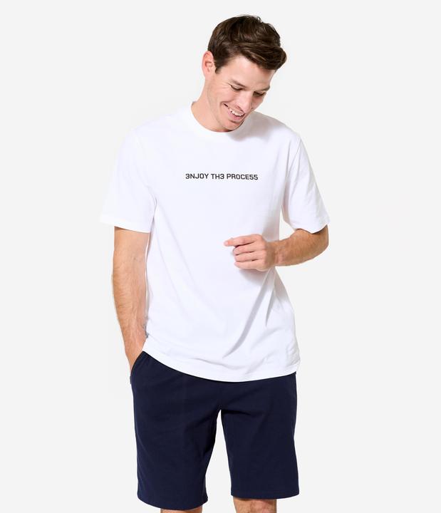 Actual product image Domyos T-Shirt Herren Baumwolle Regular - weiss (XL)