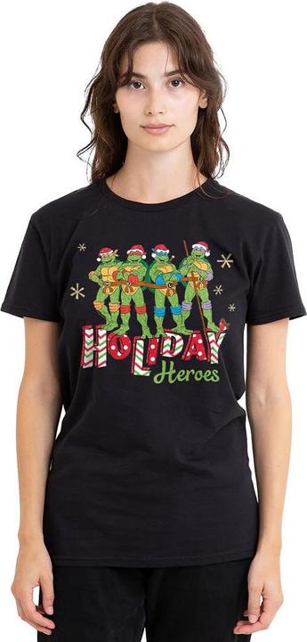 Produktbild Teenage Mutant NT Holiday Heroes TShirt weihnachtliches Design (L)