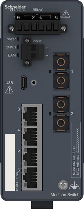 Image du produit Schneider Electric Schneider MCSESM063F2CU0 MODICON MANAGED (4 Ports)