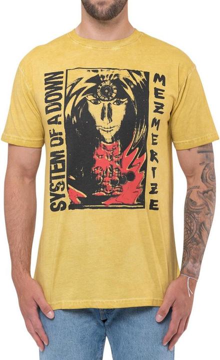 Music Brand Unisex Adult Reflections Mineral Wash T-Shirt (L)