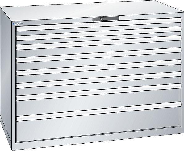 Actual product image Lista Drawer cabinet, 8 drawers (143.10 cm, 100 cm)