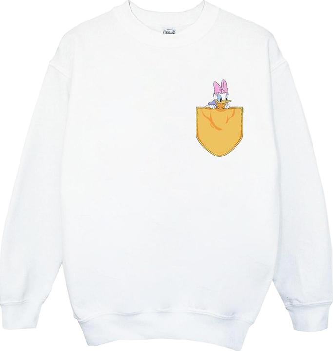 Disney Daisy Duck Faux Pocket Sweatshirt (M)