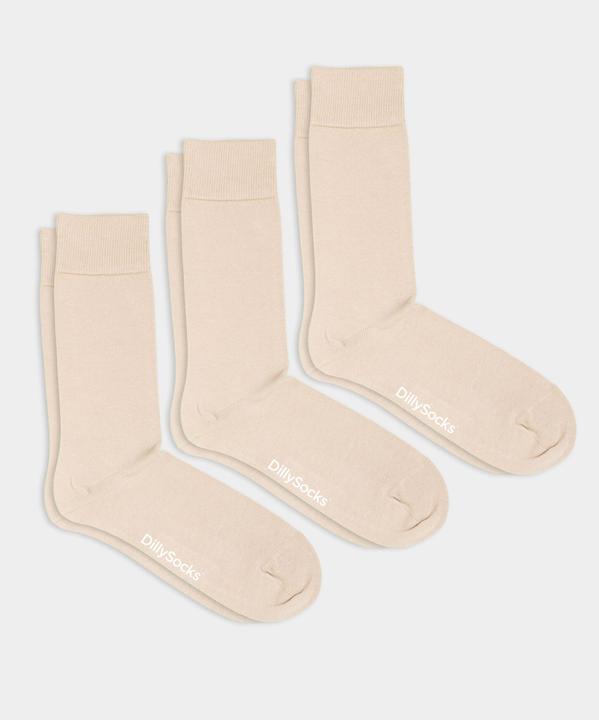 Produktbild DillySocks Smooth Nude Sand Pack (3er Pack, 41 - 46)