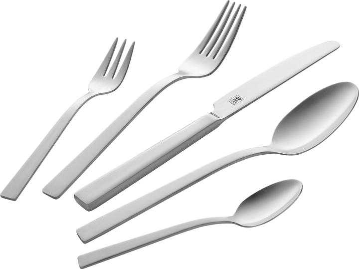 Immagine prodotto Zwilling Scatola di posate KING 68 pezzi in acciaio inox finitura opaca - posate sostenibili (68 Pezzo/i, Set di posate)
