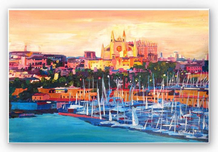 Immagine prodotto Trenddeko Bleichner - Cattedrale di Palma di Maiorca (100 x 70 cm)
