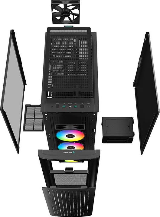 Produktbild Deepcool MID-TOWER-GEHÄUSE CK560 Seitenfenster, Schwarz, Mid-Tower, Netzteil im Glauben enthalten Nr (E-ATX, Mini-ATX, ATX, mATX)