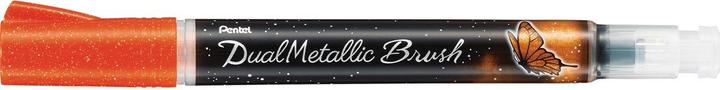 Actual product image Pentel Dual Metallic Brush (Orange, 1 x)