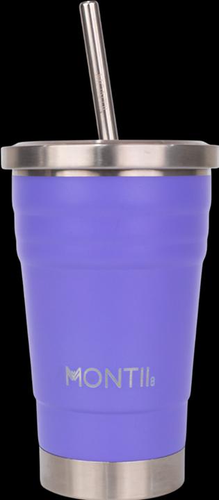 Image du produit MontiiCo Mini Smoothie Cup isolé - Gobelet avec paille, grape (0.28 l)