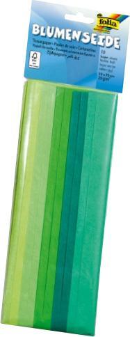 Image du produit Folia Mélange de papier de soie ton sur ton (20 g/m², 10 x)