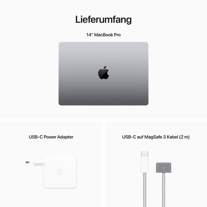 Produktbild Apple MacBook Pro – 2023 (14", M2 Max, 32 GB, 1000 GB, DE)