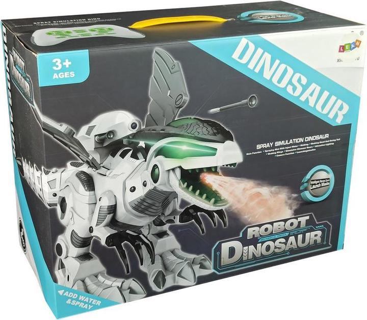 Produktbild Lean Toys Lean Cars Interaktiver Dinosaurier-Roboter, ferngesteuerte Musik-Dampflichter