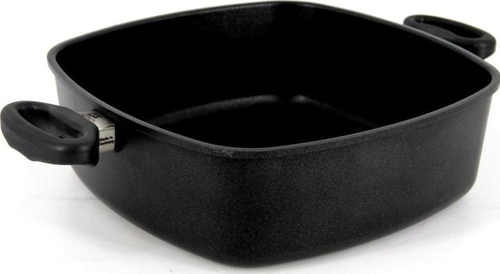 Actual product image AMT Induction corner pan 28 x 28 cm Hheight 9 cm (I-E289) (28 cm, Frying pan, Aluminium)