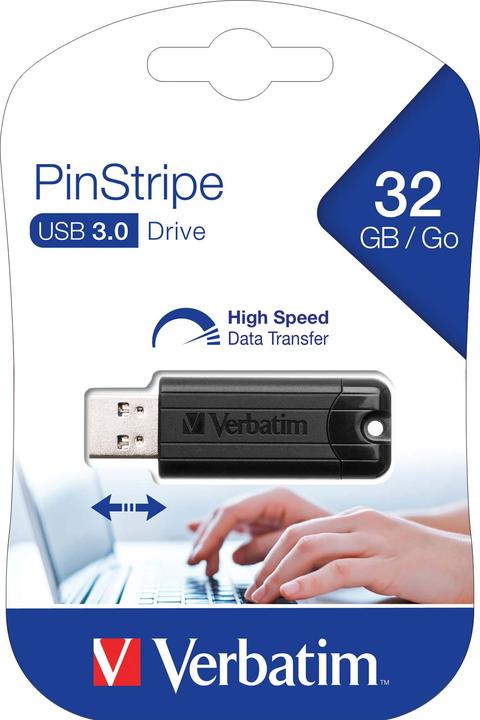 Actual product image Verbatim Store 'n' Go Pin Stripe (32 GB, USB-A, USB 3.0)
