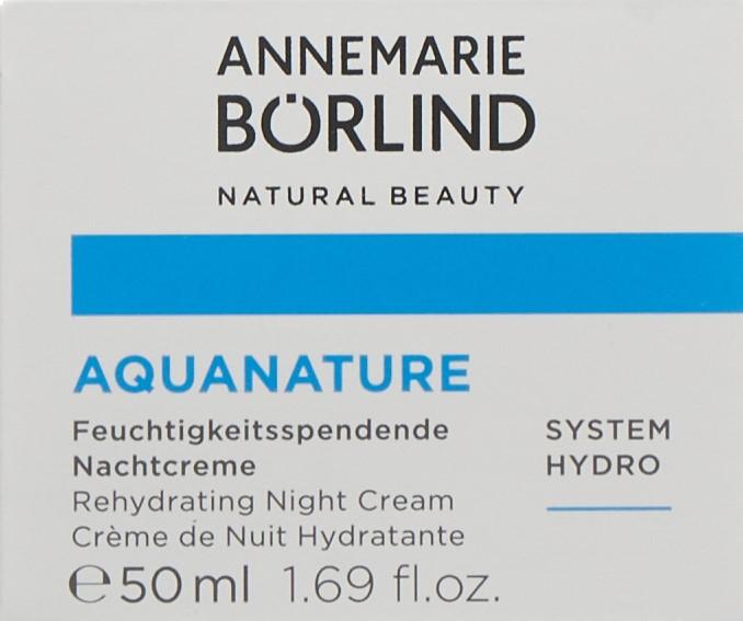 Actual product image Annemarie Börlind Aquanature (50 ml, Night cream, Up to SPF 10)