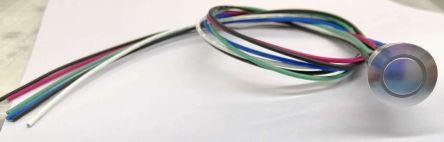 Produktbild Rs Pro Druckschalter RGB beleuchtet Tastend 16 (Dia.)mm, EIN-AUS Schalter, 1-polig 36V dc / 2 A