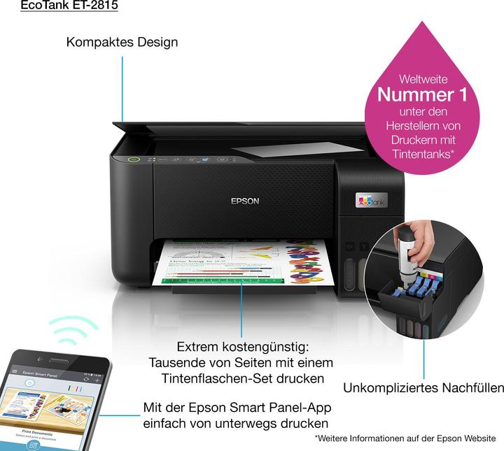 Produktbild Epson EcoTank ET-2815 (Tintentank, Farbe)
