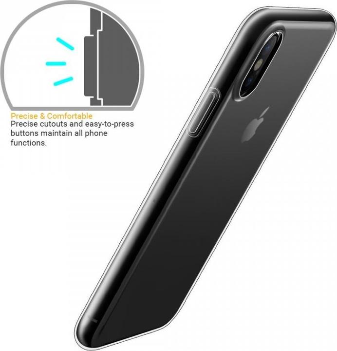 Image du produit Screenguard Apple iPhone X Étui souple en TPU transparent (Apple iPhone X)