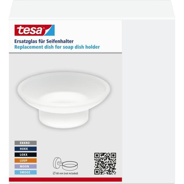 Image du produit tesa Verre de rechange Porte-savon avec solution adhésive sans perçage