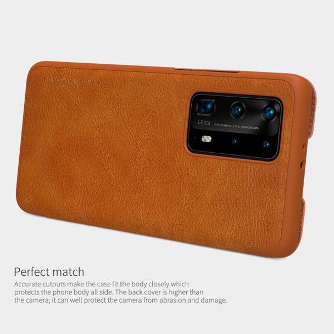 Actual product image Nillkin Qin Series (Huawei P40 Pro+)