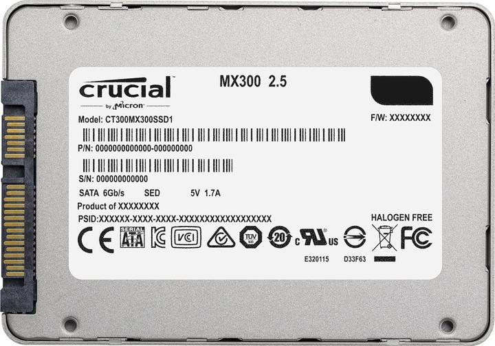 Produktbild Crucial Mx300 (525 GB, 2.5")