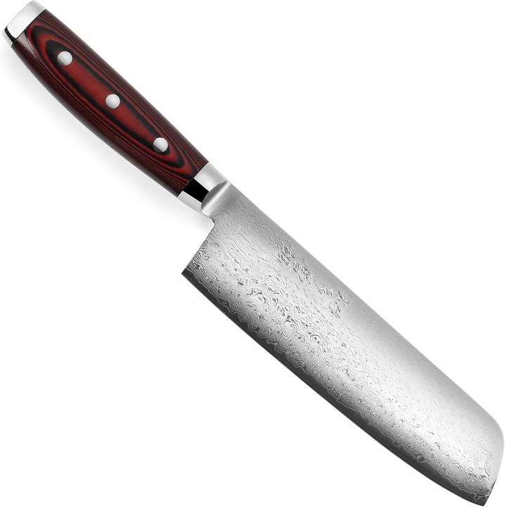 Actual product image Yaxell Nakiri knife SUPER GOU 161 Damascus, 161-ply (18 cm)