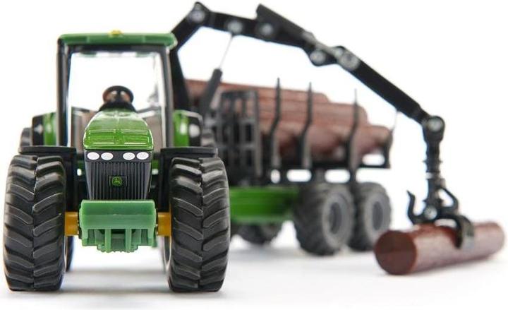 Image du produit Siku Tracteur avec remorque forestière