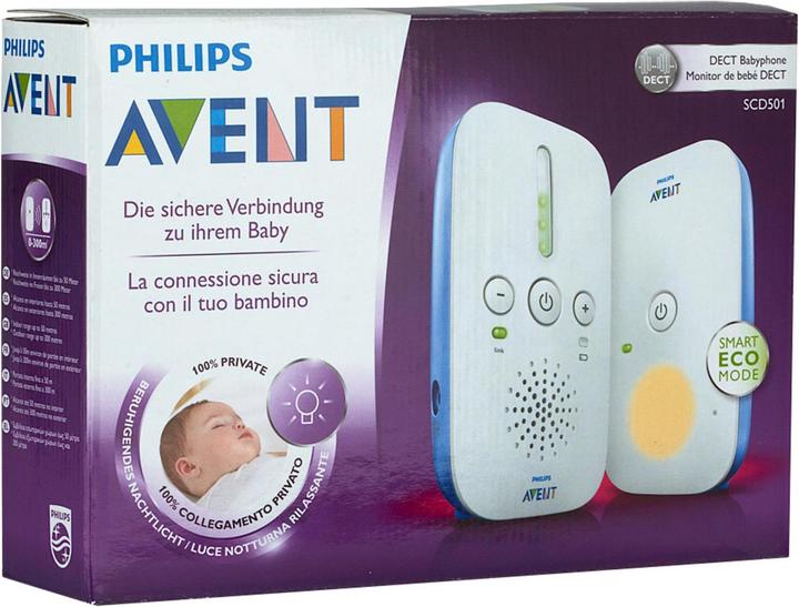 Produktbild Philips Avent Smart Eco Dect SCD501 (Babyphone Audio, 300 m)