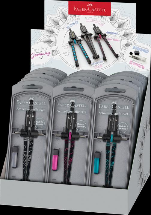 Produktbild Faber-Castell Faber Castell Schnellverstellzirkel Twister Display