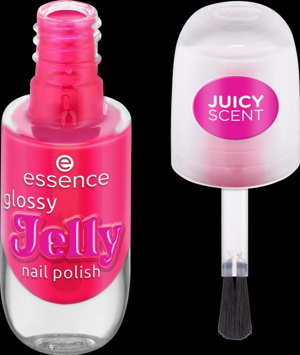 Produktbild essence glossy Jelly nail polish (Sugar high, Gel-Effekt Nagellack)