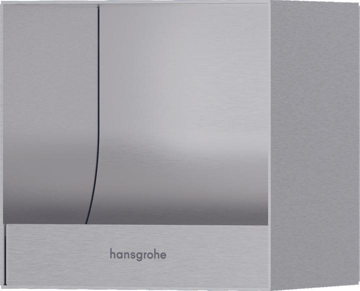 hansgrohe HG WC-Papierhalter XtraStoris Original 150x150x140mm Edelstahl gebürstet