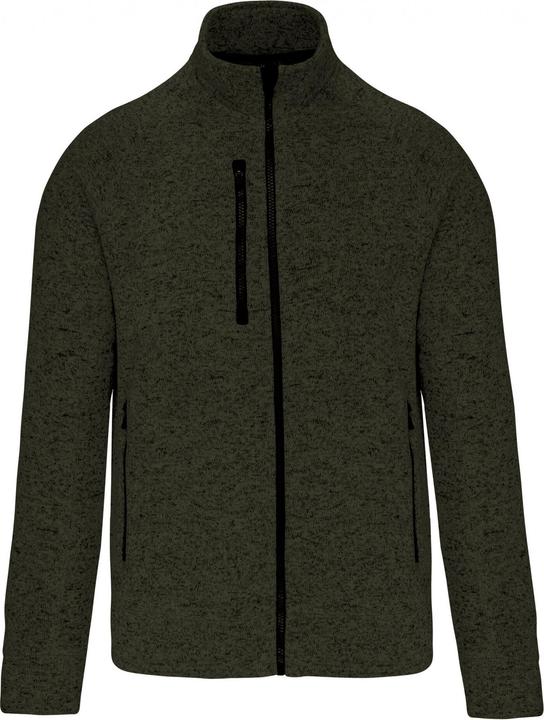 Produktbild Kariban Melierte Jacke mit Reissverschluss (4XL)