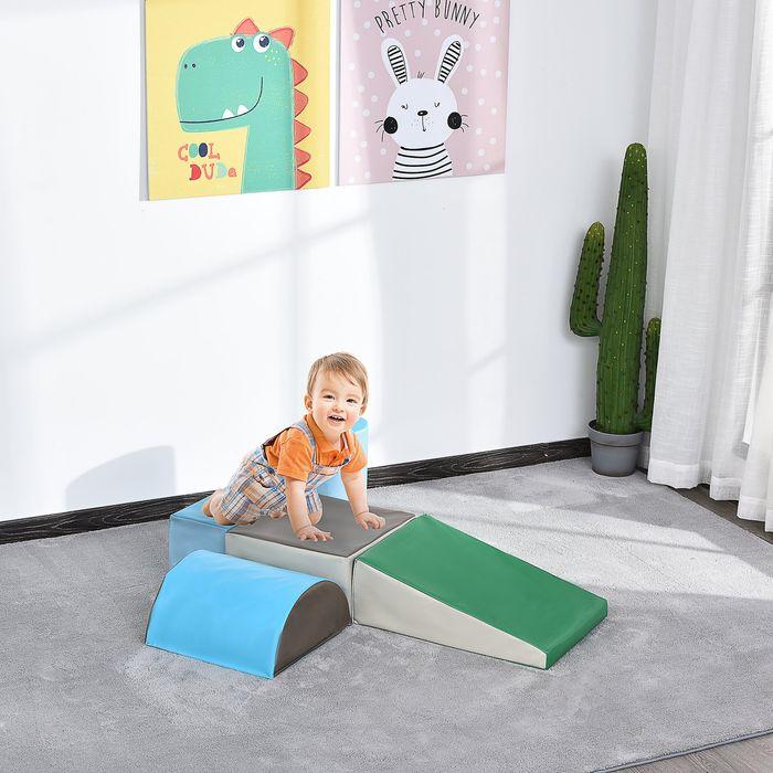 Actual product image Swisshandel24 Building block set of 5 foam building blocks Building toy foam blocks for 1-3 years old