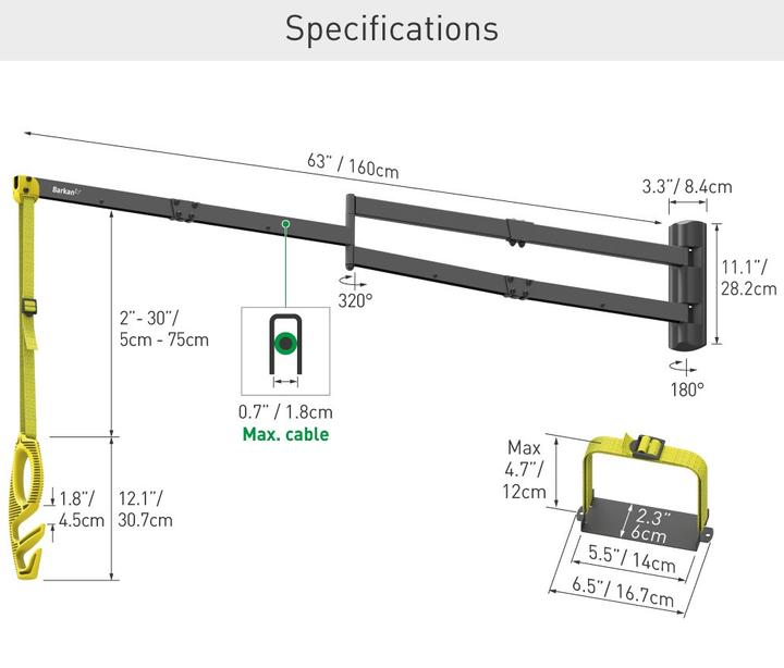 Actual product image Barkan Ladekabel Halterung für Fahrzeuge
