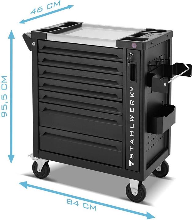 Produktbild Stahlwerk Werkstattwagen EAGLE Werkzeugwagen Montagewagen Werkzeug Organizer (1 x)
