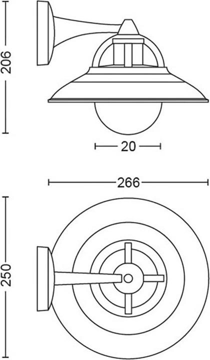 Actual product image Philips myGarden Cormorant (0 lm, E27, IP44)