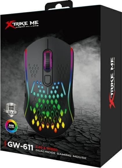 Actual product image Xtrike Me Wireless gaming mouse GW-611 black