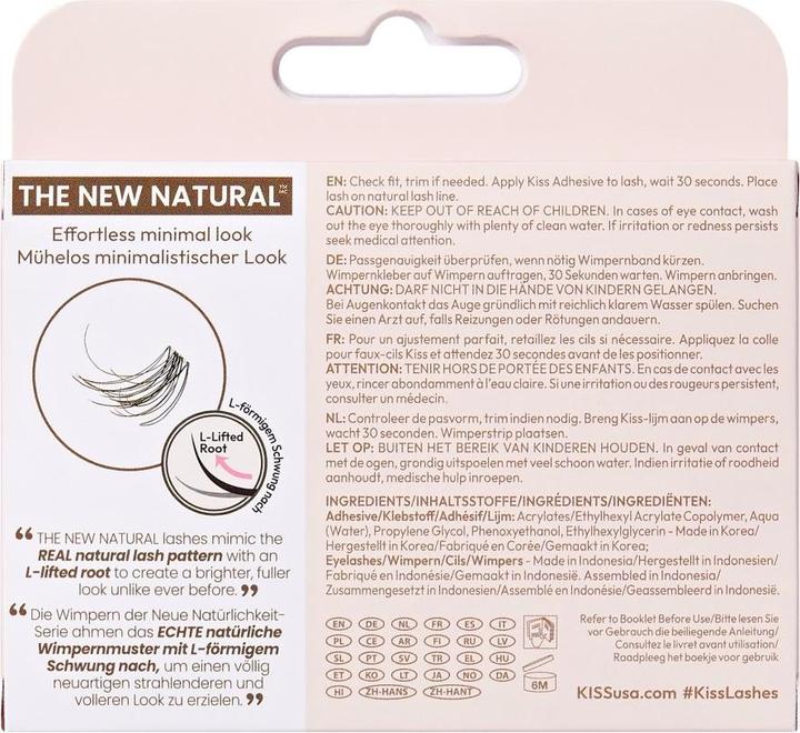 Produktbild KISS Lashes - Ks The New Natural Trio 01 (Künstliche Wimpern)