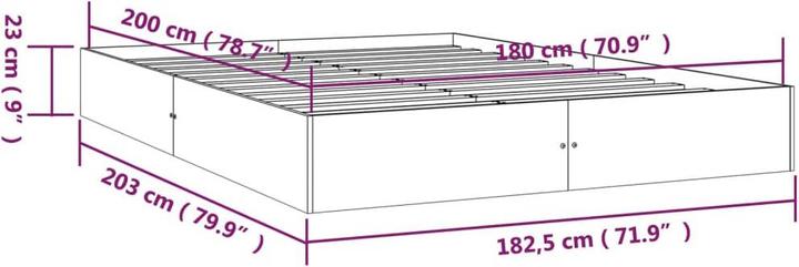 Actual product image VidaXL Lubbert (180 x 200 cm)