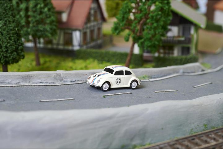 Immagine prodotto Carson 1:87 VW Maggiolino Rallye 2.4G 100% RTR (RTR pronto all'uso)