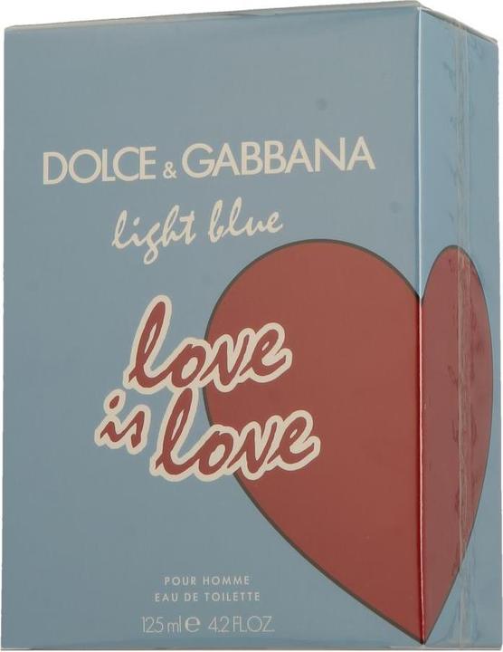 Actual product image Dolce & Gabbana Light Blue Love Is Love by Eau de Toilette Spray 125 ml (Eau de toilette, 125 ml)