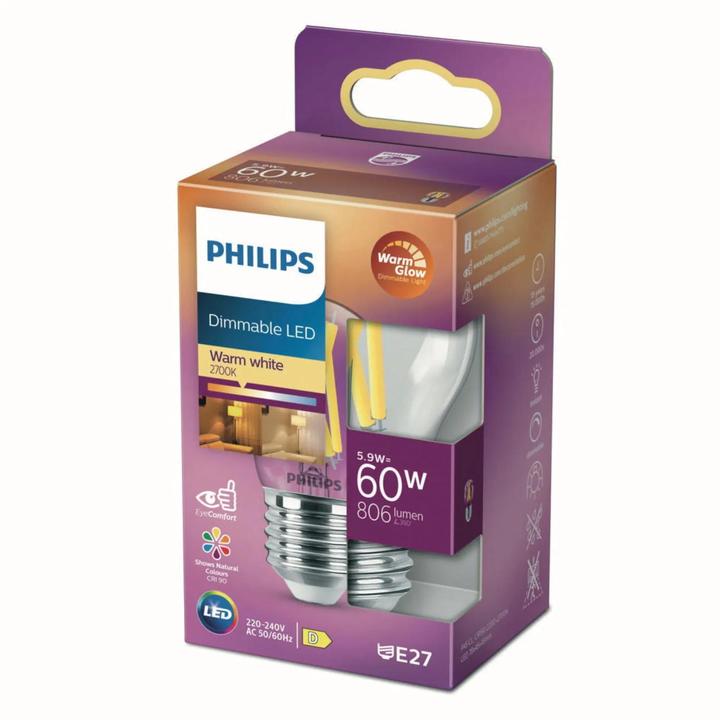 Produktbild Philips LED Classic (E27, 5.90 W, 806 lm, 1 x, D)