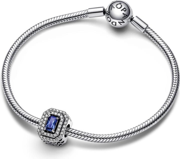Actual product image Pandora Charm Sparkling Blue Stone (Silver 925, Zirconia)