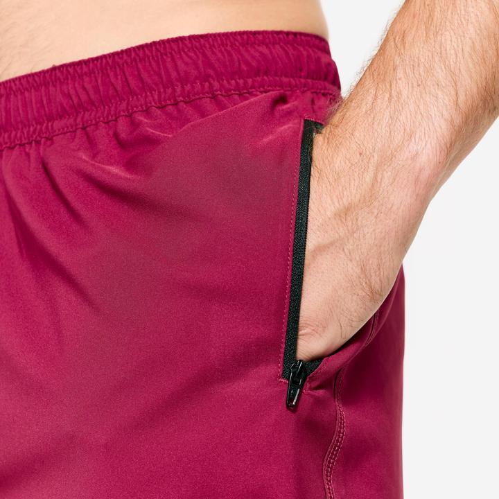 Produktbild Domyos Shorts Herren atmungsaktiv Reissverschlusstaschen - violett (XL)