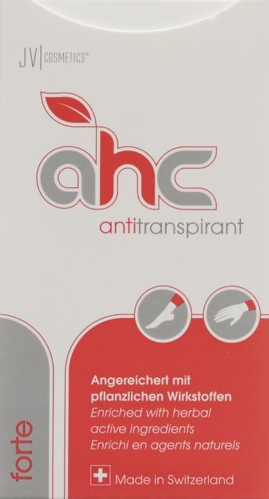 Produktbild JV Cosmetics AHC Antiperspirant forte (Crème, 50 ml)