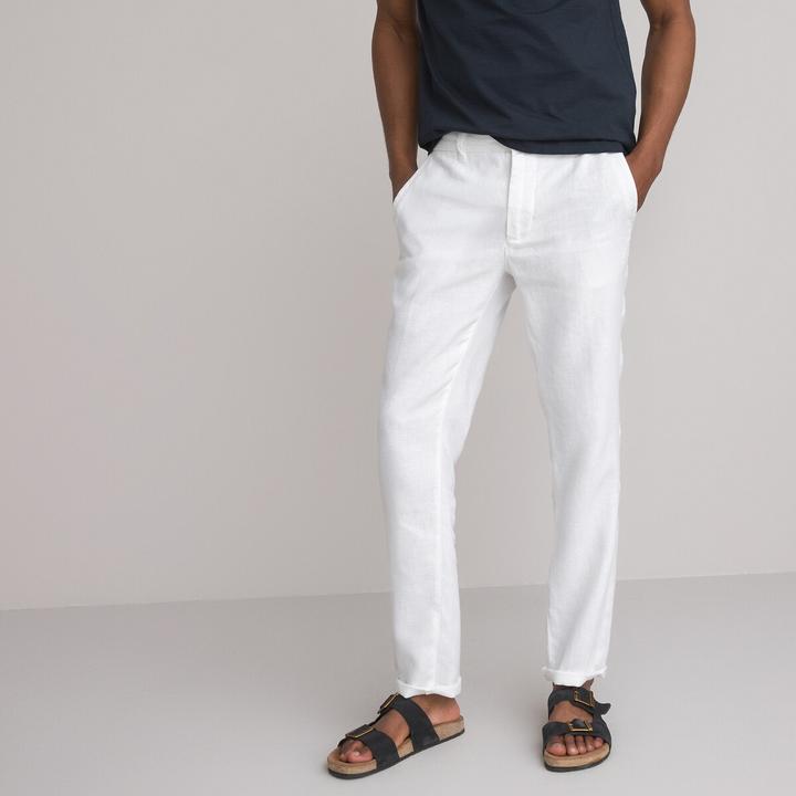 Actual product image La Redoute Collections Linen trousers (46)