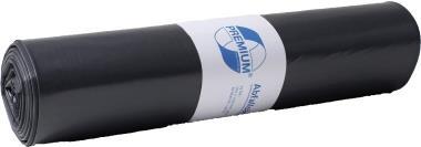 Produktbild Neutralware Müllsack PREMIUM 57,5 x 100 cm (B x H) 70l Polyethylen grau 25 St./Pack. (25 x, 70 l)